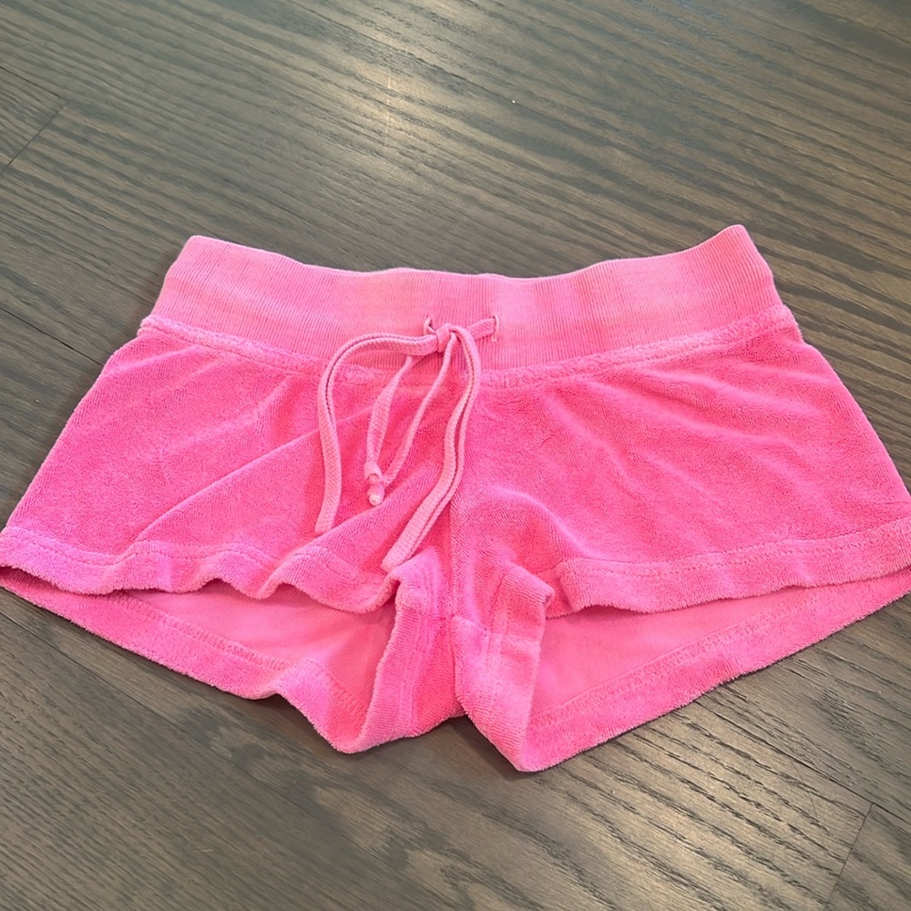 Pink Hard Tail Terry Cloth shorts